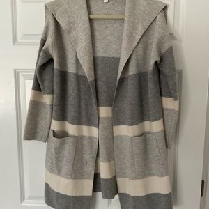 Full Milano Stripe Coatigan NWOT